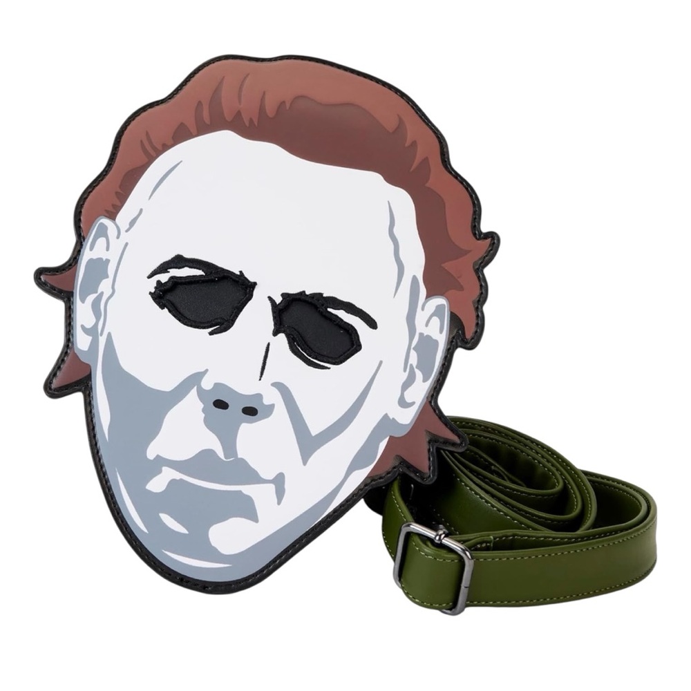 NEW Loungefly Halloween Movie Michael Myers Mask Glow In The Dark Crossbody Bag